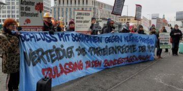 ΝΑΡ: Αλληλεγγύη στους συντρόφους του MLPD!  Solidarität mit den genossen