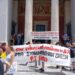 ΕΚΠΑ: Μαζική συγκέντρωση στα Προπύλαια για την επαναπρόσληψη του Δημήτρη Αντωνίου