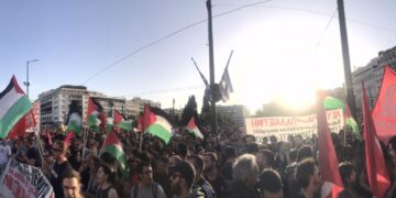 Νέο συλλαλητήριο για την Παλαιστίνη στις 4/6 στο Σύνταγμα – Σε κλοιό διαδηλωτών συνάντηση για ισραηλινές μπίζνες στην Ομόνοια
