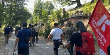 Οδοιπορικό στις κορυφές του Γράμμου από κλιμάκιο της νΚΑ