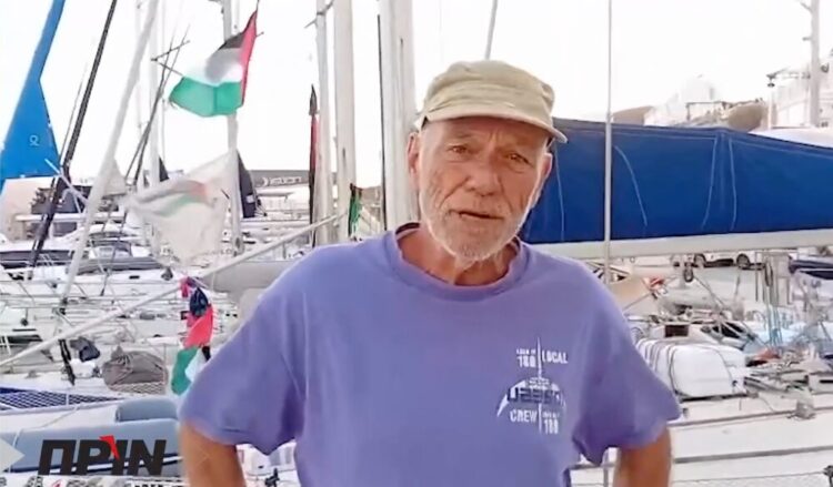 Κάλεσμα στήριξης από τον Παντελή Λούβρο του Στόλου Ελευθερίας για τη Γάζα