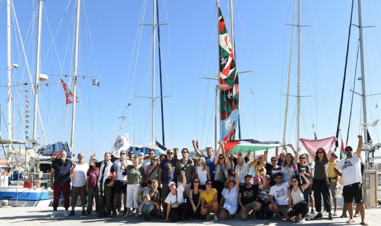 Ο Στόλος Sumud συνεχίζει για τη Γάζα παρά τις επιθέσεις!