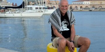 Παντελής Λούβρος:  «Πλέουμε προς τη Γάζα, με “αέρα” την αλληλεγγύη των λαών»