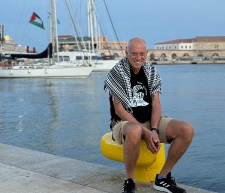 Παντελής Λούβρος:  «Πλέουμε προς τη Γάζα, με “αέρα” την αλληλεγγύη των λαών»