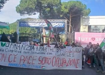 Επίθεση σε διαδήλωση στη Νάπολη και συλλήψεις αλληλέγγυων στην Παλαιστίνη
