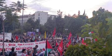 Κύμα οργής και αλληλεγγύης: Διαδηλώσεις κατά του ισραηλινού ρεσάλτο σε όλη τη χώρα (φωτο+βίντεο)