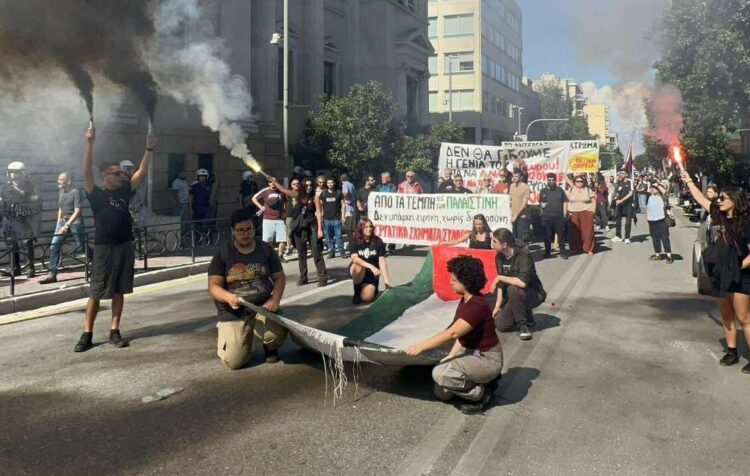 Απεργία: Χιλιάδες διαδήλωσαν στην Πάτρα – Παρέμβαση για την Παλαιστίνη (φωτο)