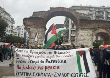 Μαχητική απεργιακή συγκέντρωση στη Θεσσαλονίκη, μαζικό το μπλοκ της Καμάρας