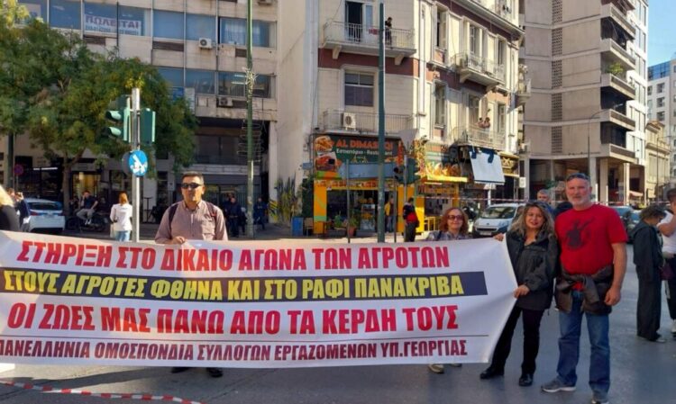Μαζικό πανελλαδικό συλλαλητήριο κτηνοτρόφων αλλά και αγροτών στην Αθήνα