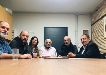 Συνάντηση αντιπροσωπειών Κομμουνιστικής Απελευθέρωσης και Δημοκρατικού Μετώπου για την Απελευθέρωση της Παλαιστίνης (DFLP)