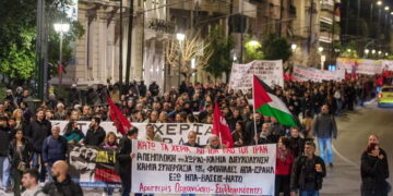 Αντιπολεμικός ξεσηκωμός σήμερα 28 Μάρτη – 38 συγκεντρώσεις σε όλη την Ελλάδα