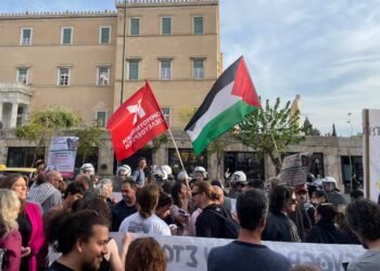 Κυβερνητική συνενοχή στο εγκληματικό ισραηλινό ρεσάλτο – Δυναμική συγκέντρωση διαμαρτυρίας (βίντεο)