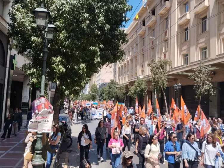 ΠΟΕ-ΟΤΑ: Μεγάλη απεργιακή κινητοποίηση για τη μονιμοποίηση των συμβασιούχων (βίντεο)