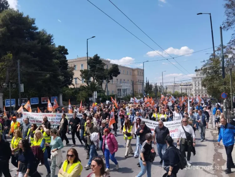 Mαζική 24ωρη απεργία και διαδήλωση εργαζόμενων στους ΟΤΑ