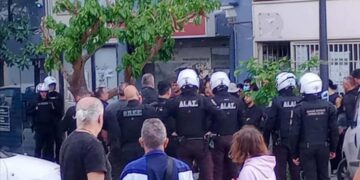 Προσαγωγές και συλλήψεις στον Βόλο μετά από κινητοποίηση υπέρ της Παλαιστίνης