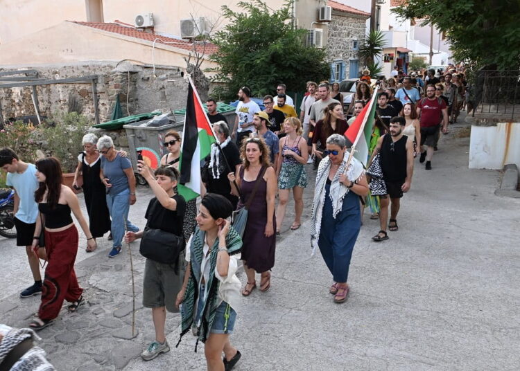 Μυτιλήνη, Ερεσός, Πλωμάρι φώναξαν: «Έξω οι γενοκτόνοι από τα νησιά μας»!