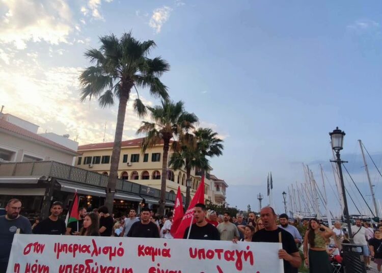 Δυνατό μήνυμα αλληλεγγύης στην Παλαιστίνη έστειλε η Πρέβεζα στις 9 Αυγούστου (φωτογραφίες)